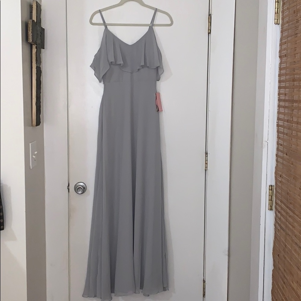 Birdy Grey RUFFLED BRIDESMAID GOWN